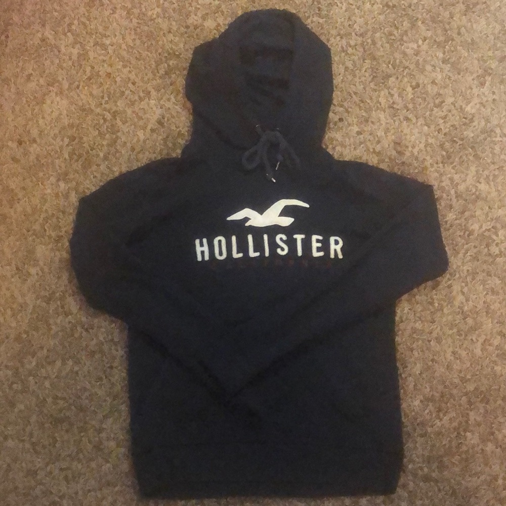 Hollister California navy blue XXS soft hoodie.